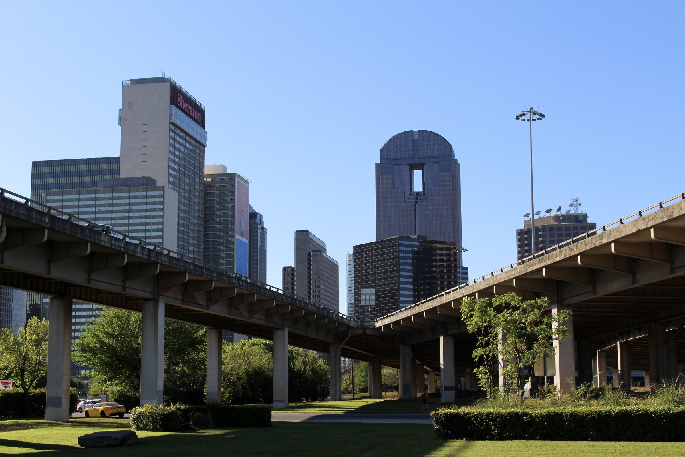Interstate 345 through Dallas, Texas