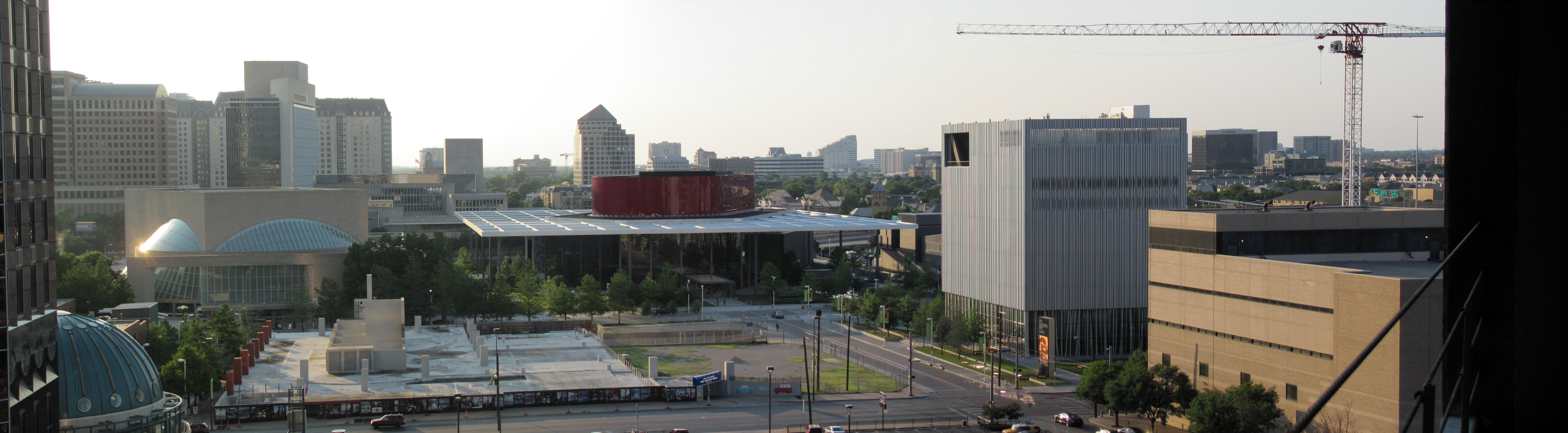 The Dallas Arts District (panorama, 2011)