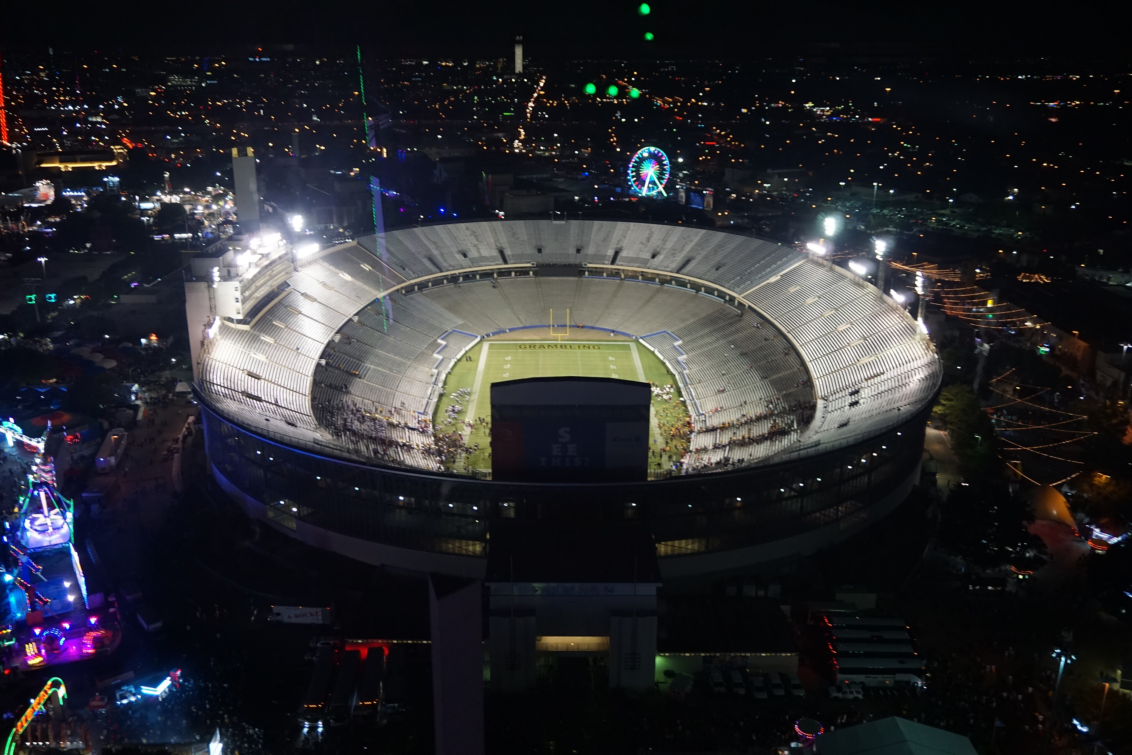 View from Top o' Texas Tower September 2019 10 (Cotton Bowl).jpg
