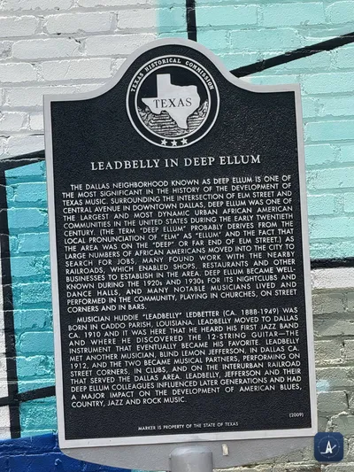 Huddie 'Leadbelly' Ledbetter — Marcador Histórico