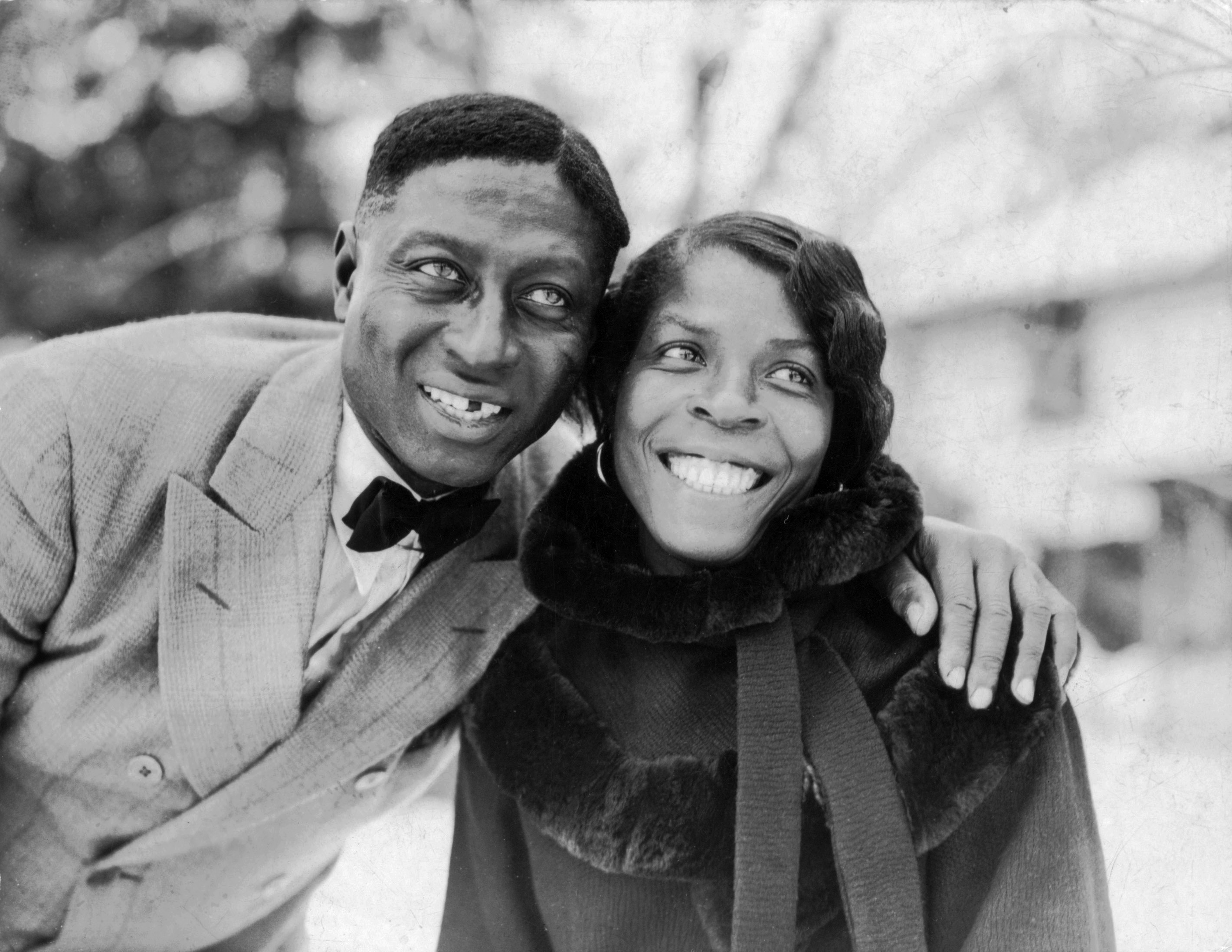 Huddie Ledbetter (Leadbelly) and Martha Promise Ledbetter, Wilton, Conn..jpg