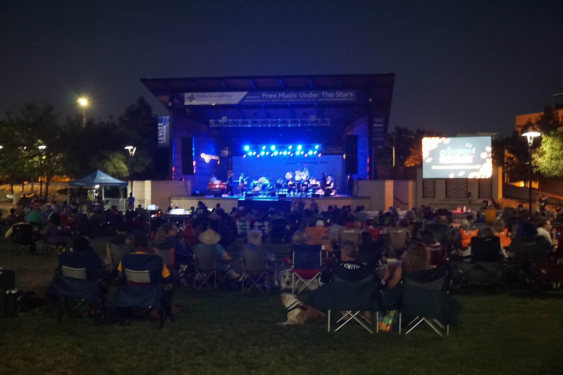 UTA Jazz Orchestra at the Levitt Pavilion September 2019 1