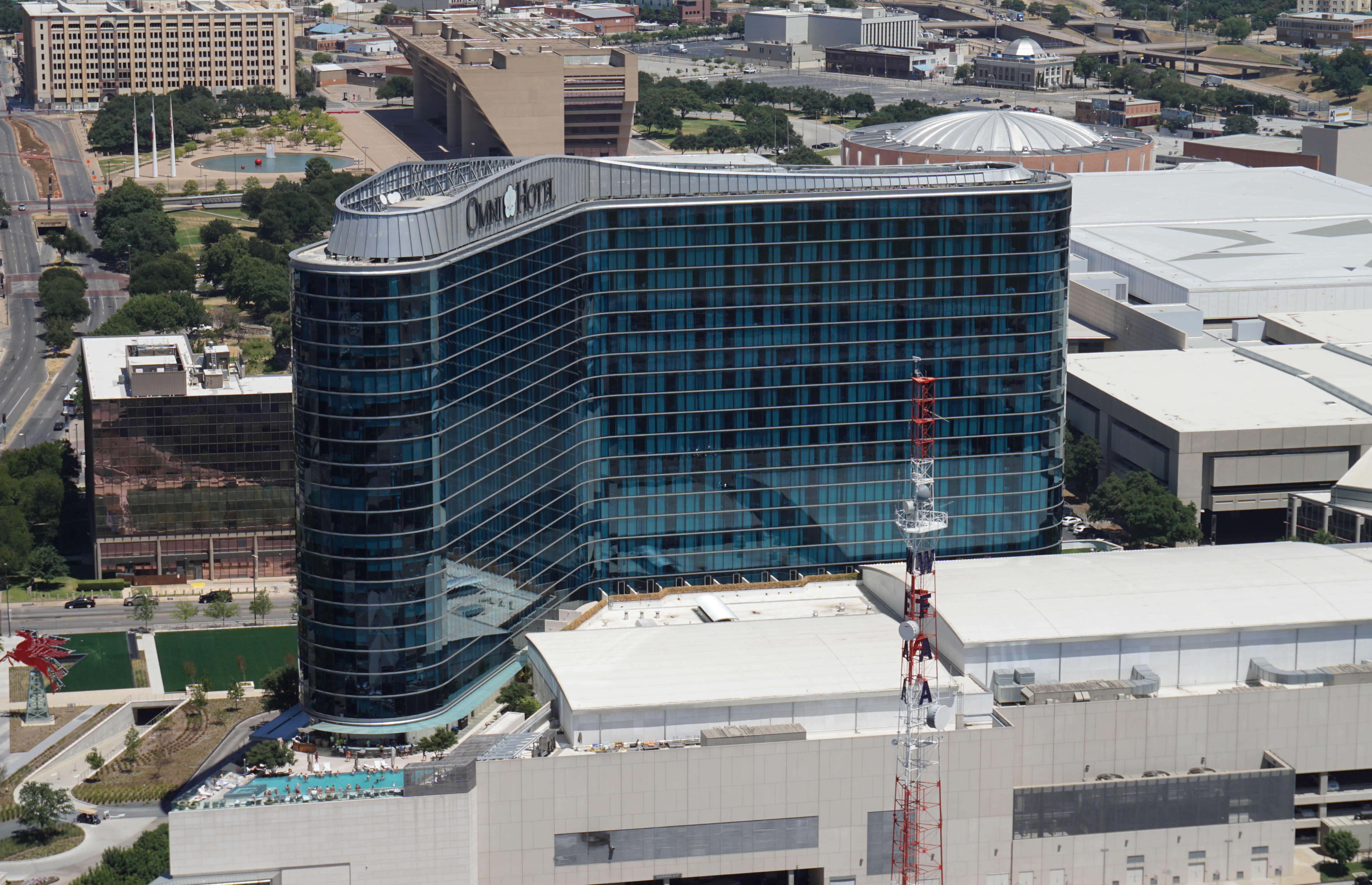 Omni Dallas from Reunion Tower