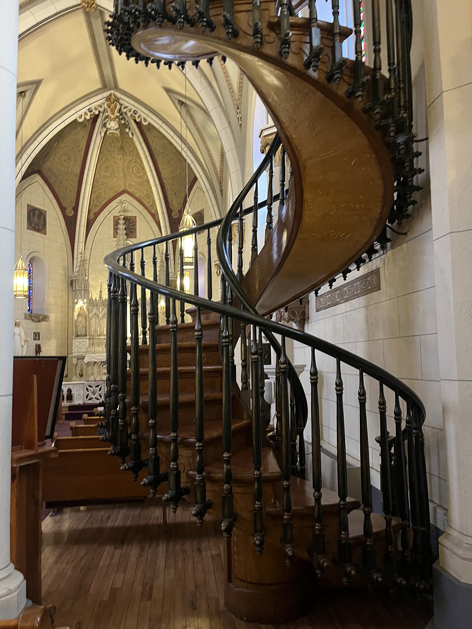 Loretto Chapel choir loft staircase.jpg