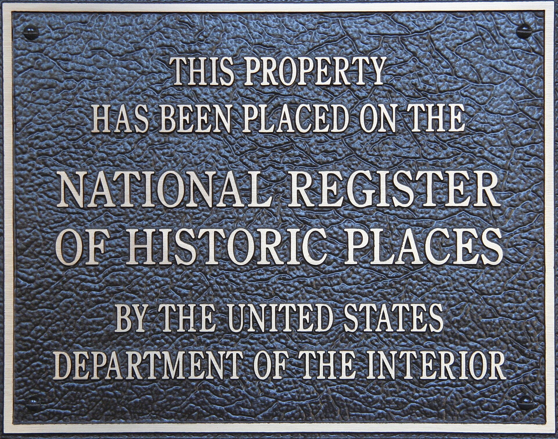 HistoricPlacesNationalRegisterPlaque