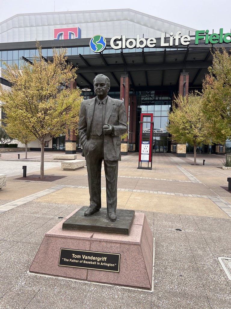 Tom Vandergriff, Globe Life Field, Home of the Texas Rangers, Arlington, Texas