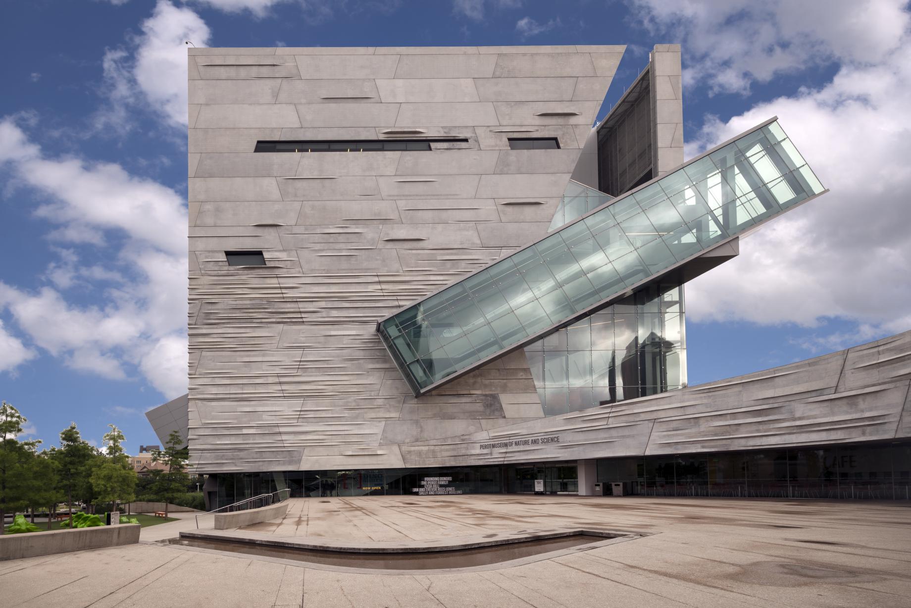 The Perot Museum of Nature and Science in Dallas, Texas